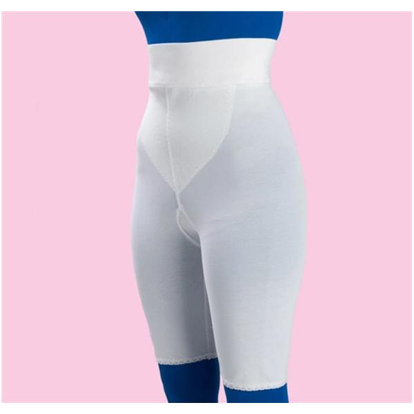 Girdle Compression Above Knee/High Waist 2XL White Each